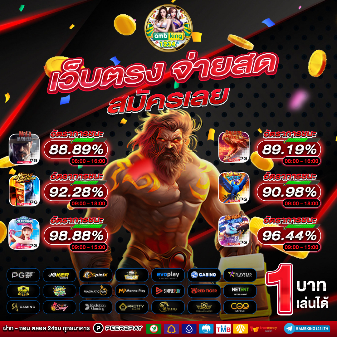 สล็อตฝากถอนไม่มีขั้นต่ํา วอเลท - แบนเนอร์โปรโมชั่น