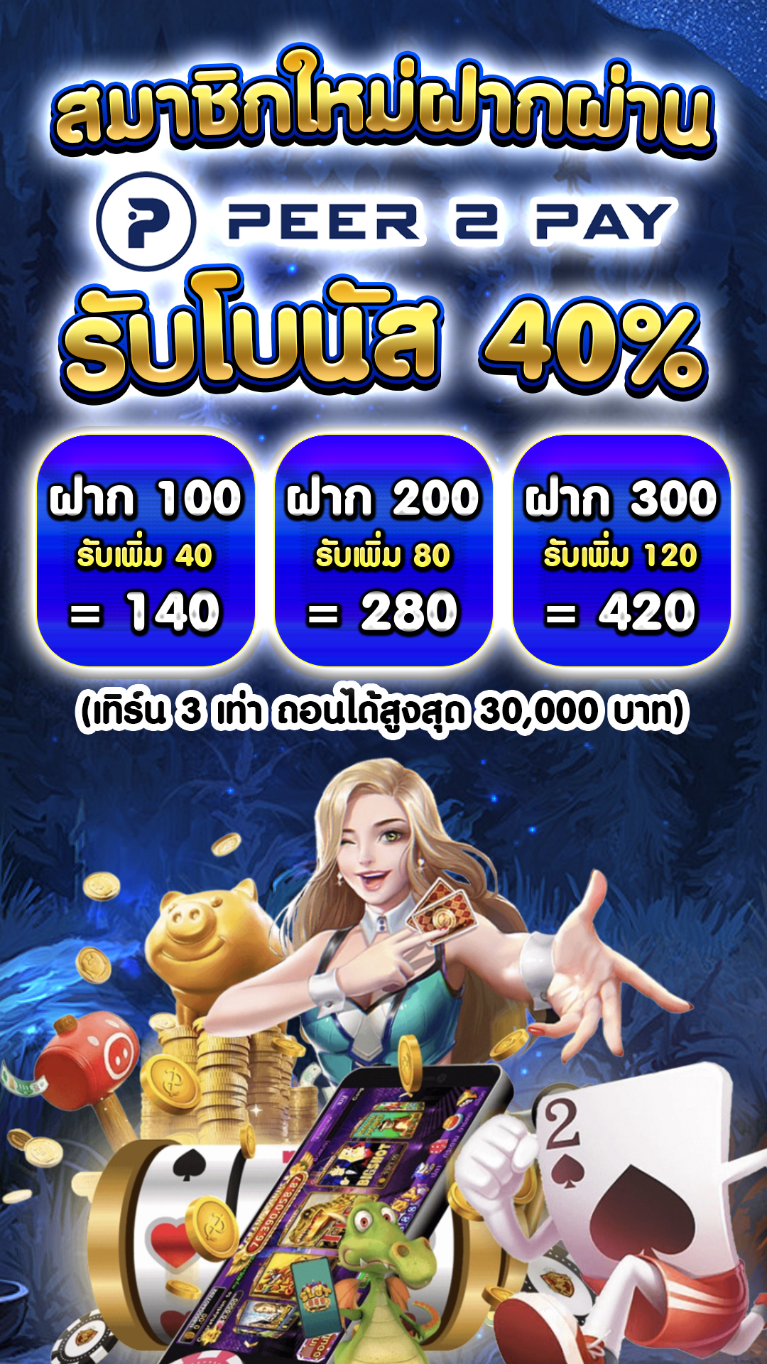 สล็อต 888 เครดิตฟรี 100 ไม่ต้องฝาก - แบนเนอร์โปรโมชั่น