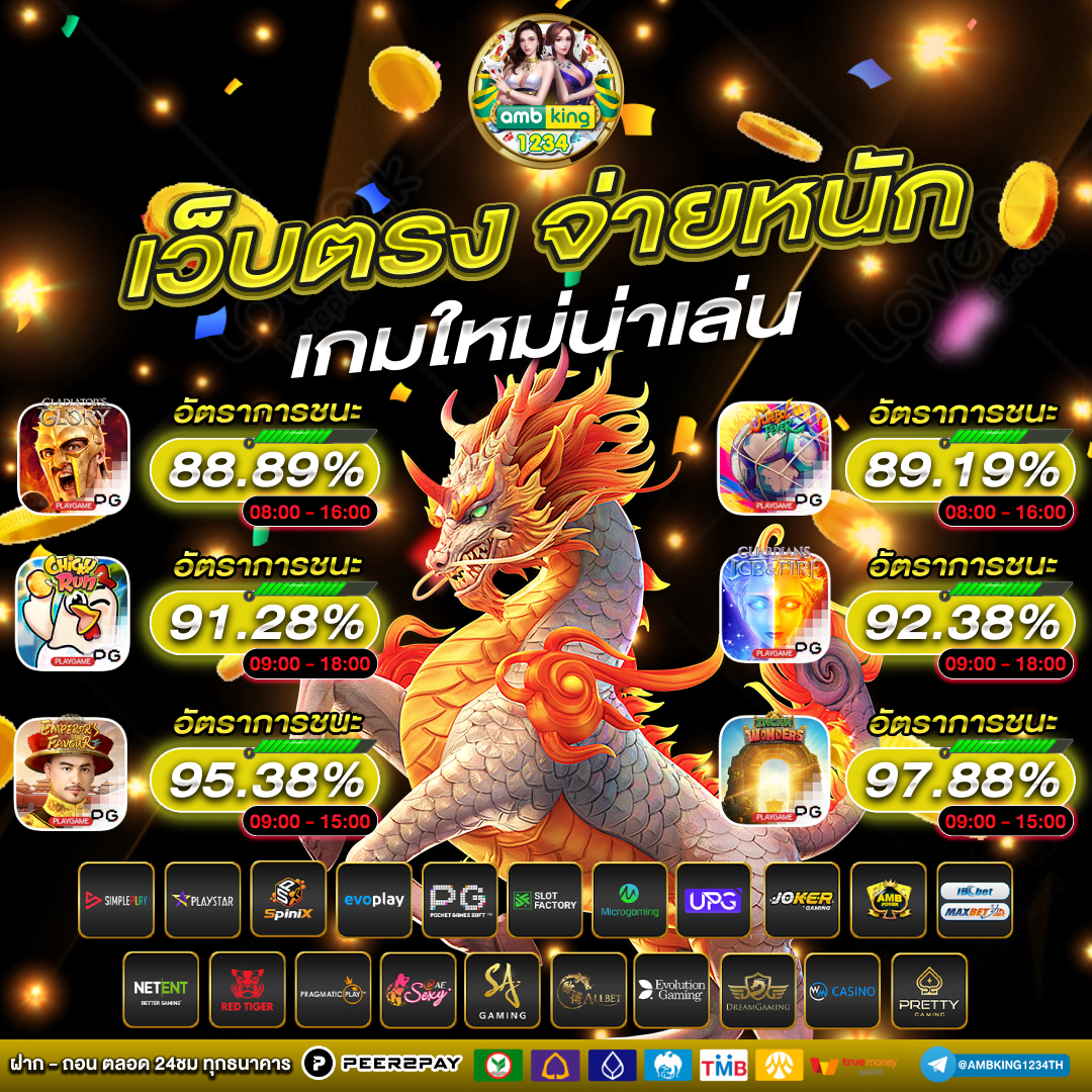 ฝากถอนขั้นต่ํา1บาท - แบนเนอร์โปรโมชั่น